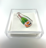 Maven Home Bubbles Champagne acrylic napkin weight - view 05