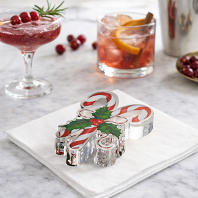 Maven Home Candy Cane acrylic napkin weight