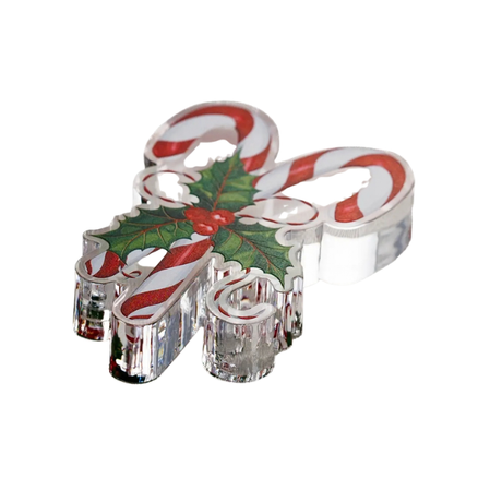 Maven Home Candy Cane acrylic napkin weight alternate view