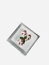 Maven Home Candy Cane acrylic napkin weight - view 03