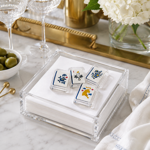 Maven Home Mahjong 2 acrylic napkin weight
