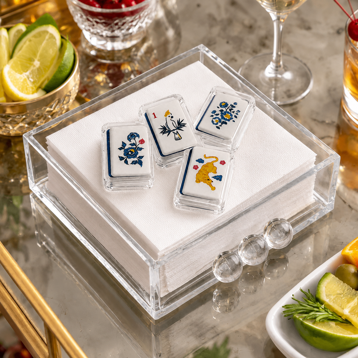 Maven Home Mahjong 2 acrylic napkin weight - view 06