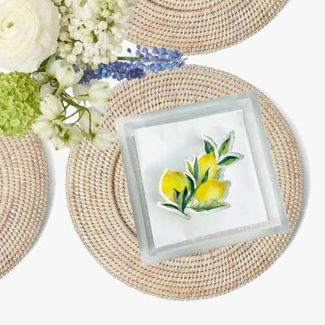 Maven Home Lemons acrylic napkin weight alternate view