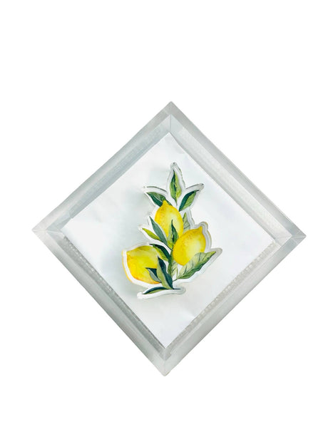 Maven Home Lemons acrylic napkin weight - view 06