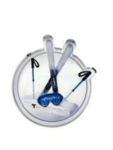 Acrylic Napkin Weight, Ski - alternate view