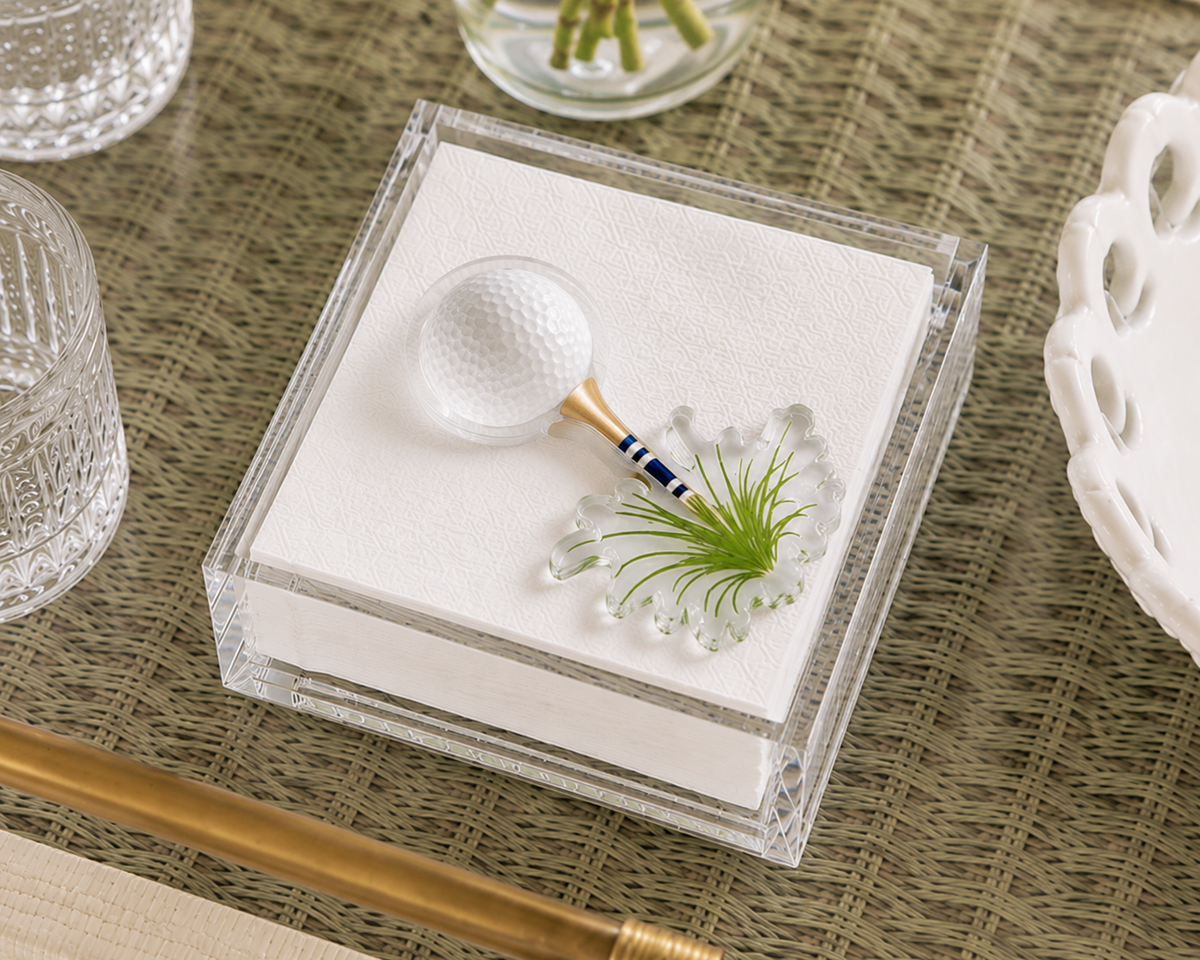 Maven Home Golf acrylic napkin weight alternate view