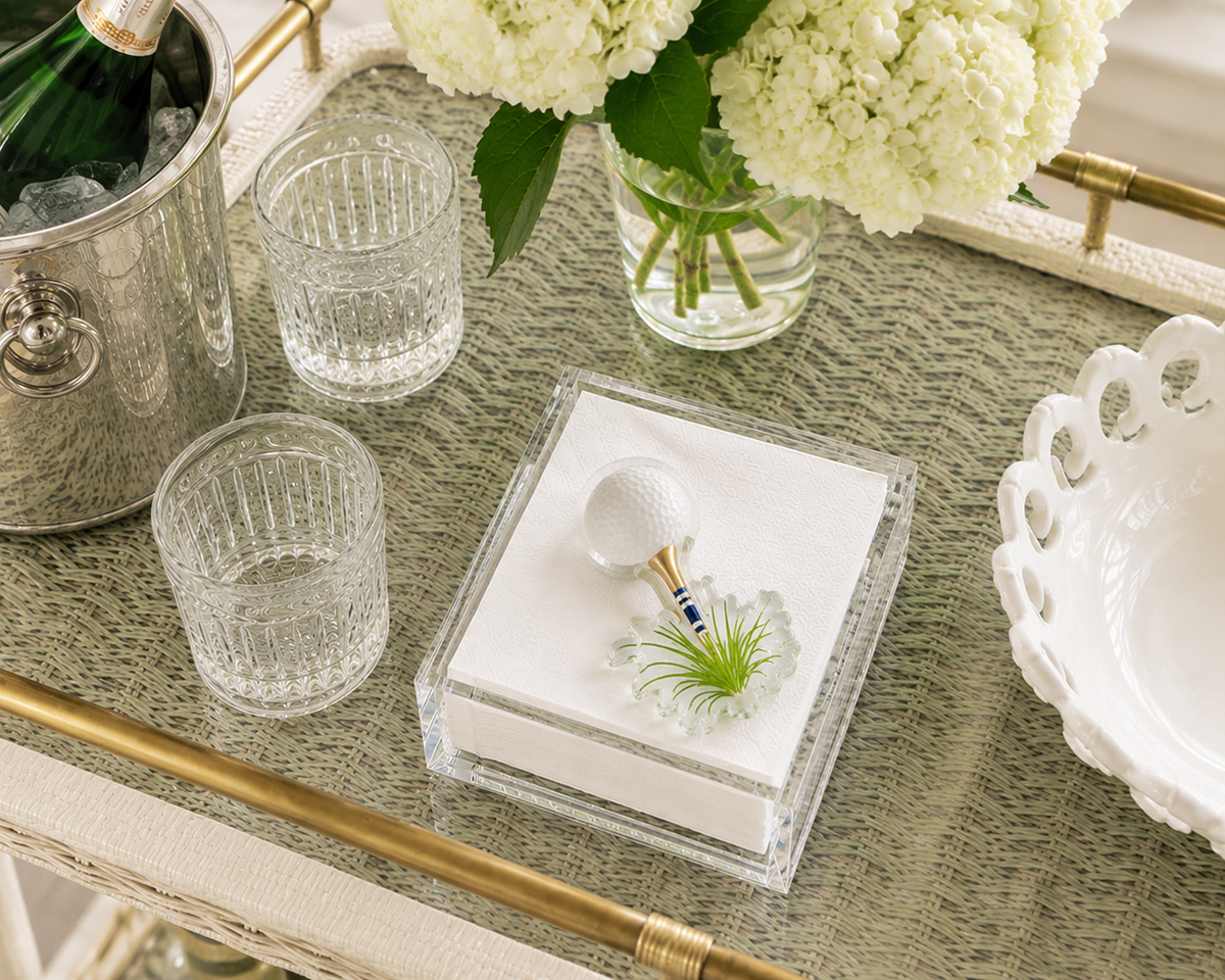 Maven Home Golf acrylic napkin weight - view 09