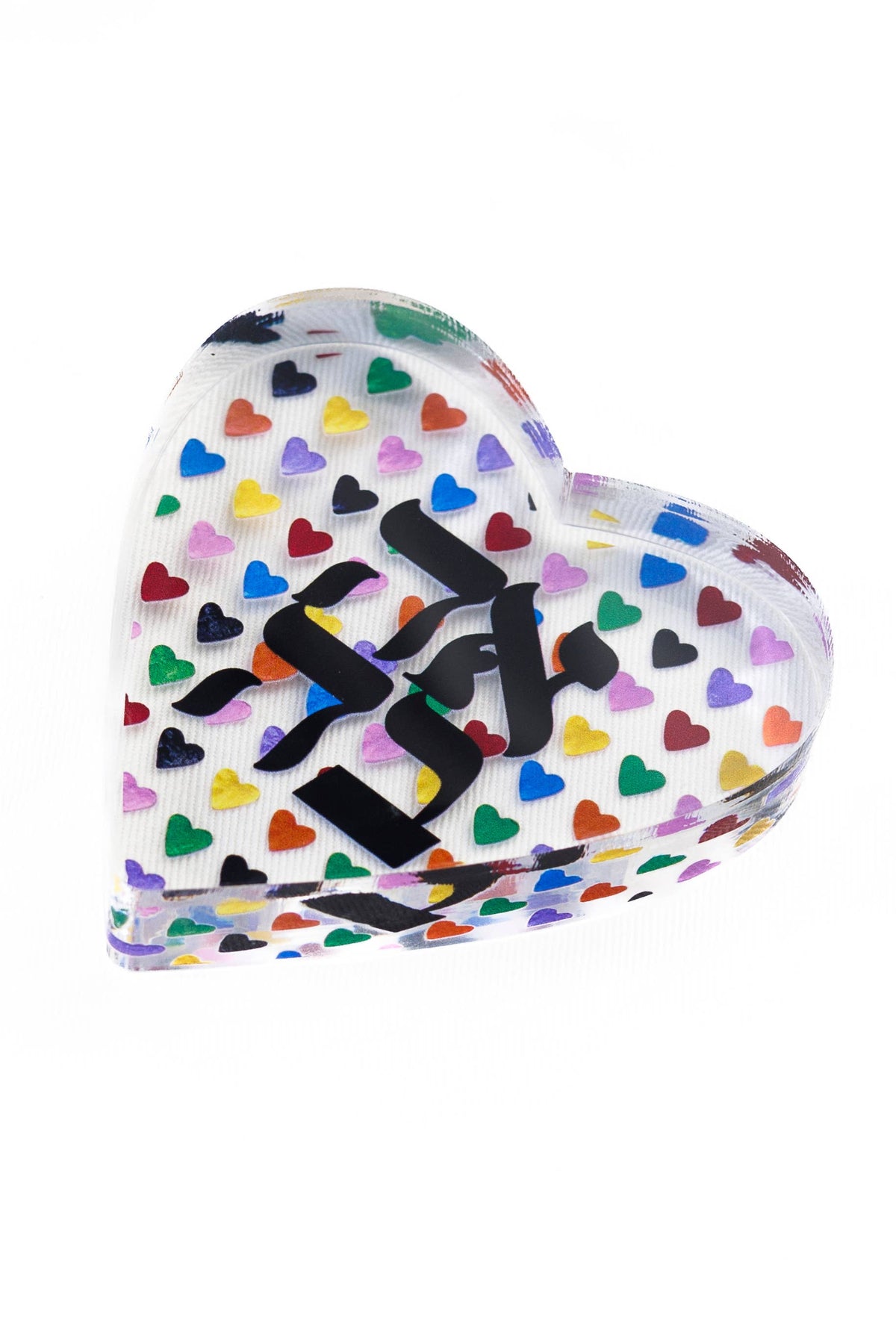 Maven Home Ahava Heart acrylic napkin weight - view 03