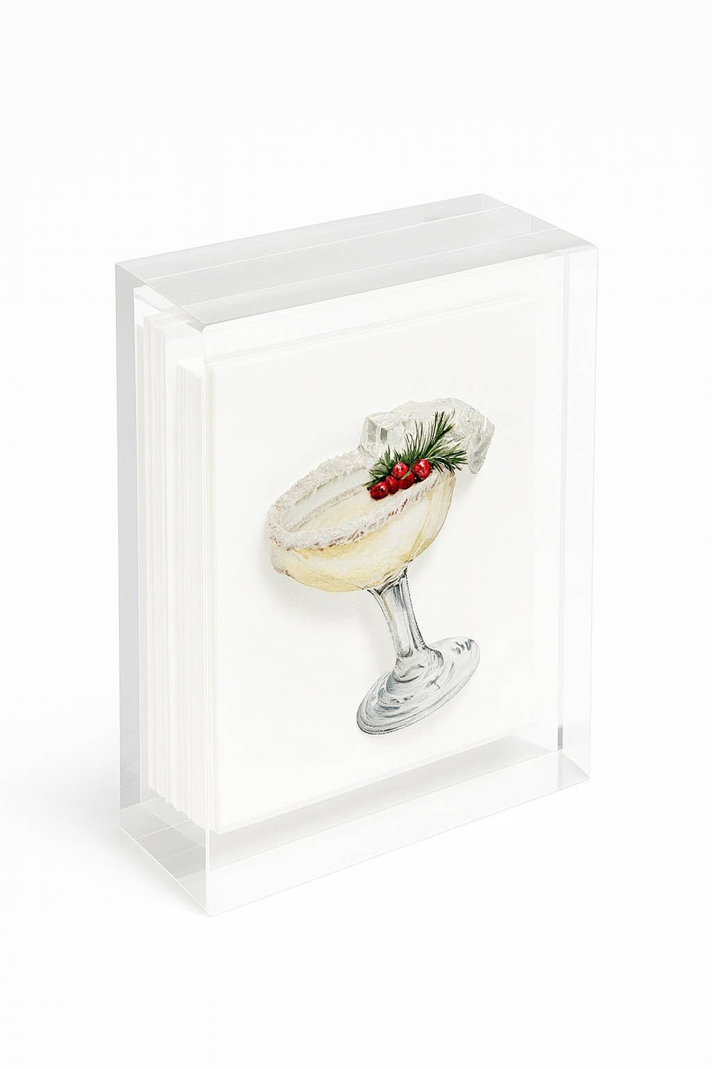 Maven Home Festive Cocktail acrylic napkin weight - view 05