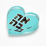 Maven Home Ahava Aqua acrylic napkin weight alternate view