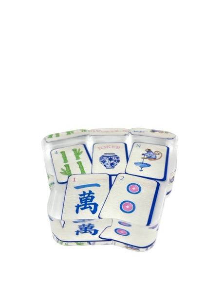 Maven Home Preppy Mahjong acrylic napkin weight - view 04