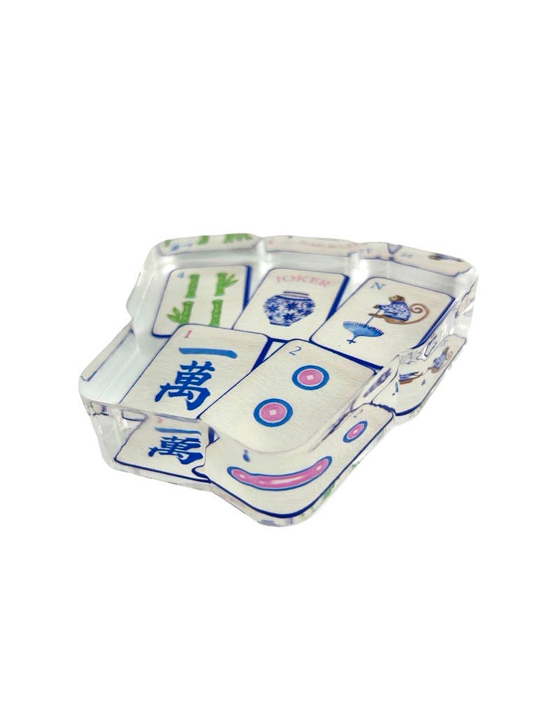 Maven Home Preppy Mahjong acrylic napkin weight - view 05
