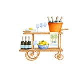 Acrylic Napkin Weight, Bar Cart — Maven Home