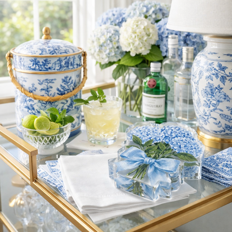 Maven Home Hydrangea acrylic napkin weight - view 03