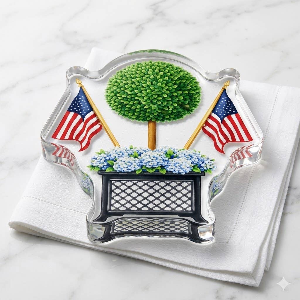 Maven Home Americana acrylic napkin weight alternate view