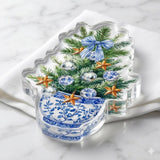 Maven Home Blue Christmas acrylic napkin weight - view 04