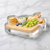 Maven Home Cheese Please acrylic napkin weight - view 03