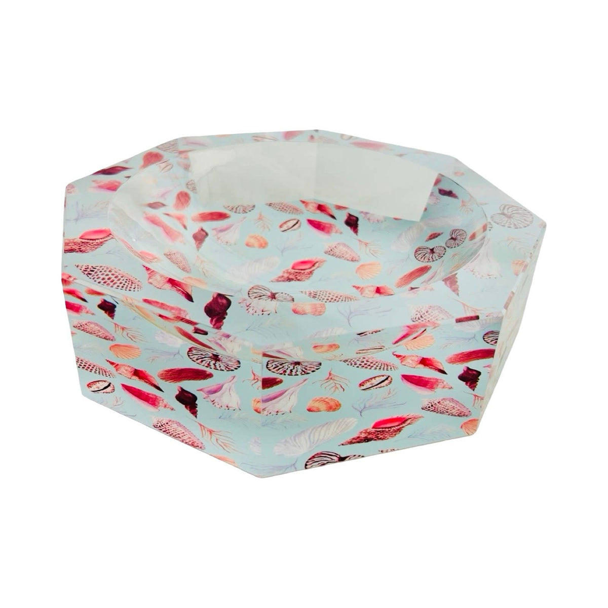 Octagonal Acrylic Accent Bowl, Sealife - view 04