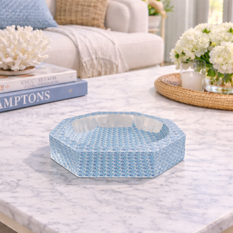 Octagonal Acrylic Accent Bowl, Hamsa Wallpaper - alternate view