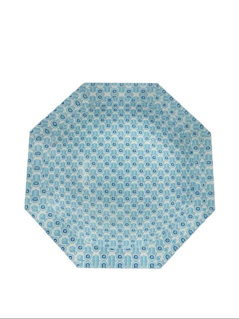 Octagonal Acrylic Accent Bowl, Hamsa Wallpaper - view 03