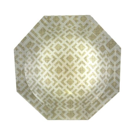 Octagonal Acrylic Accent Bowl, Woven - view 05