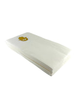 Maven Home Linen-Feel Guest Towel Napkins, Gold Hamsa - view 05