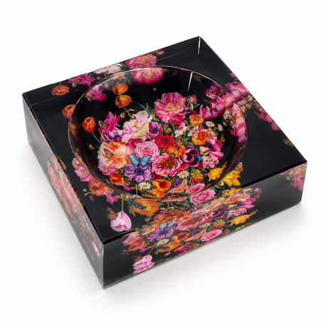 Decorative Acrylic Bowl, Elegant Floral, Petit — photo 6
