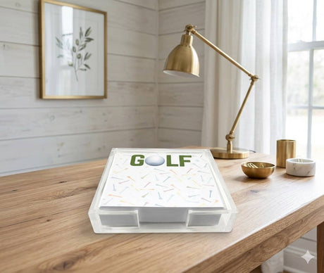 Maven Home Golf acrylic notepad holder - view 03