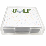 Maven Home Golf acrylic notepad holder - view 04