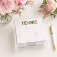Maven Home Tennis acrylic notepad holder