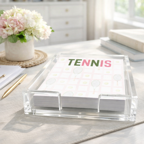 Maven Home Tennis acrylic notepad holder - view 03