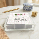 Maven Home Tennis acrylic notepad holder - view 04
