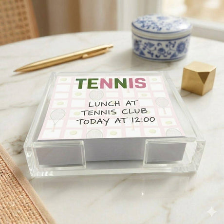 Maven Home Tennis acrylic notepad holder - view 04