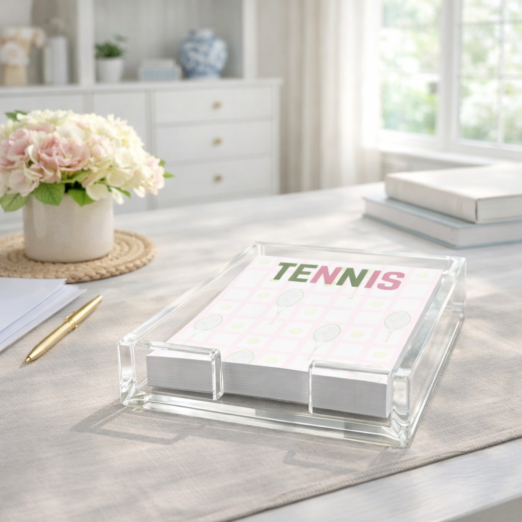 Maven Home Tennis acrylic notepad holder - view 05