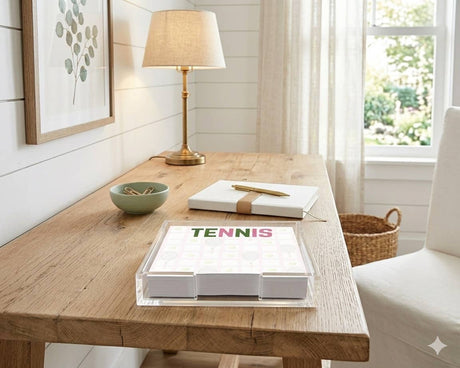 Maven Home Tennis acrylic notepad holder - view 06