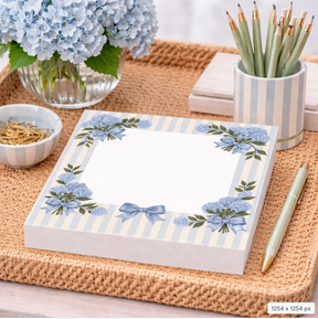Maven Home Hydrangea acrylic notepad holder