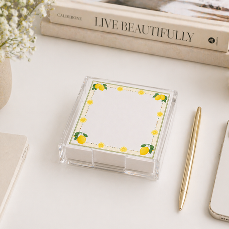 Maven Home Dolce Vita acrylic notepad holder