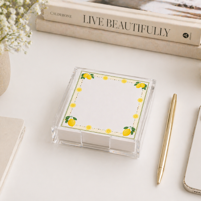 Maven Home Dolce Vita acrylic notepad holder