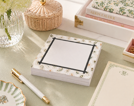 Maven Home Mahjong Bamboo Lotus acrylic notepad holder - view 06