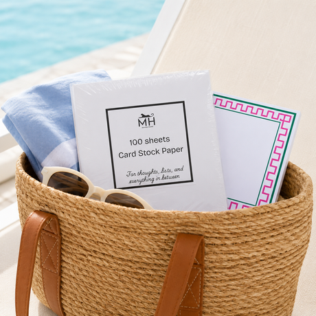 Acrylic Notepad Holder, Preppy Pink - 5x5 Inch — photo 3