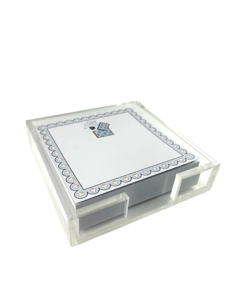Maven Home Playing Cards acrylic notepad holder - view 05