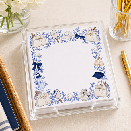 Maven Home Proper Pickleball acrylic notepad holder