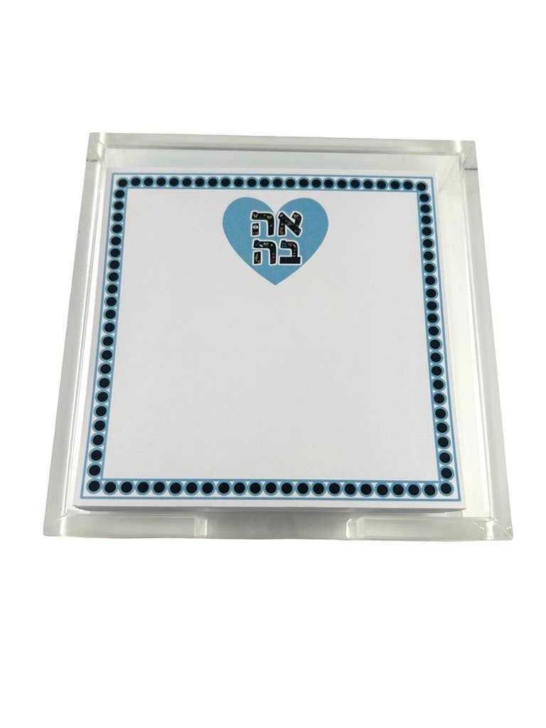 Maven Home Ahava Aqua acrylic notepad holder - view 04