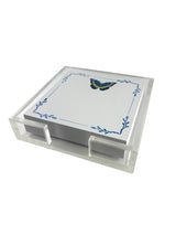 Maven Home Butterfly Blues acrylic notepad holder - view 04