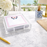 Maven Home Butterfly acrylic notepad holder