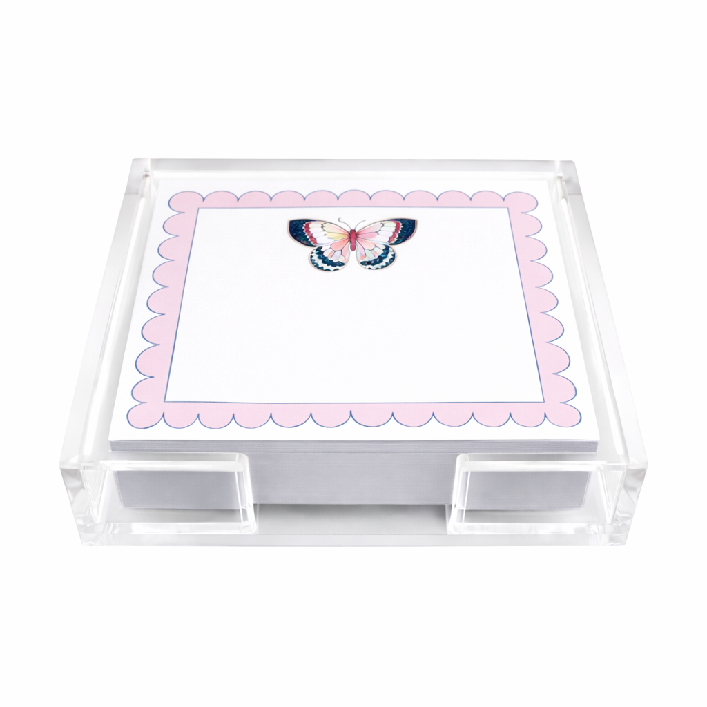 Maven Home Butterfly acrylic notepad holder - view 04