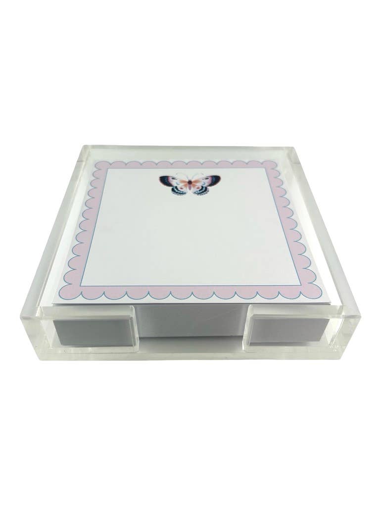 Maven Home Butterfly acrylic notepad holder - view 05
