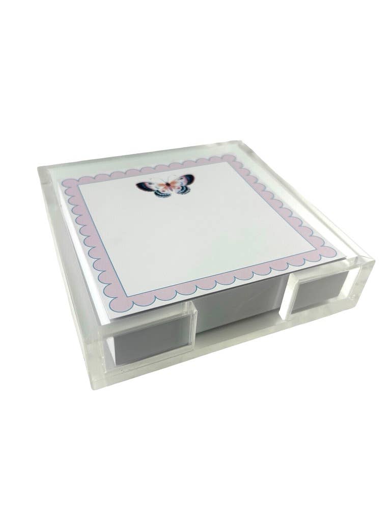 Maven Home Butterfly acrylic notepad holder - view 06