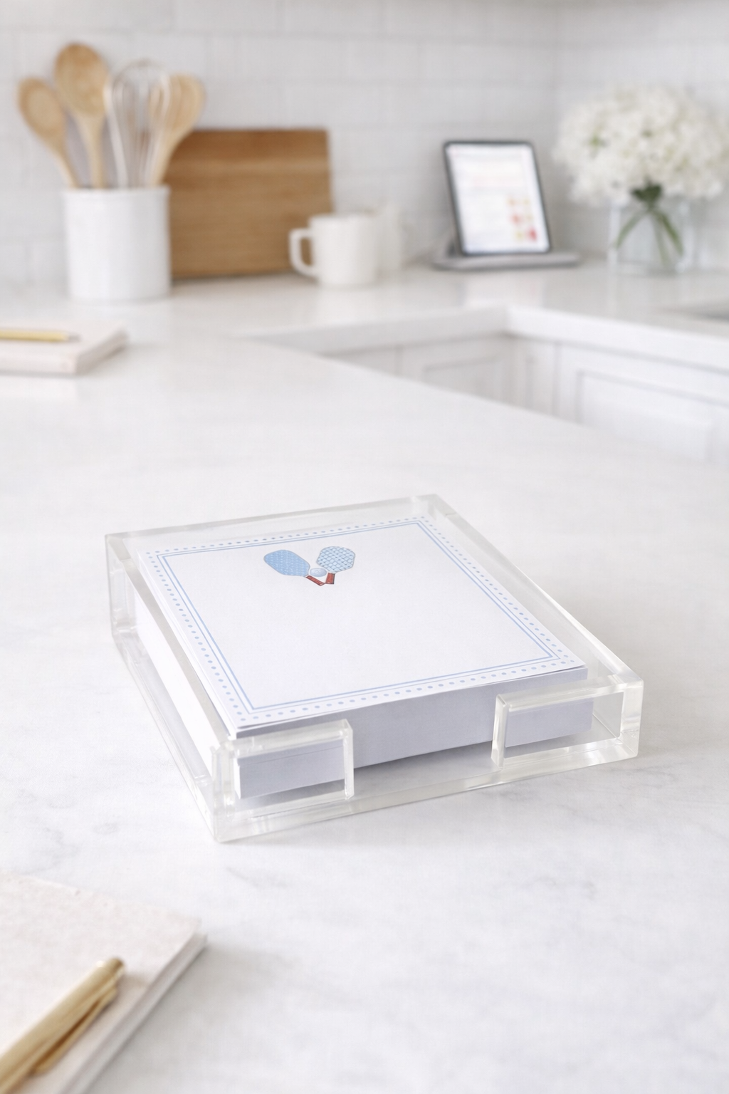 Maven Home Pickleball acrylic notepad holder - view 03