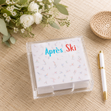 Maven Home Apres Ski acrylic notepad holder